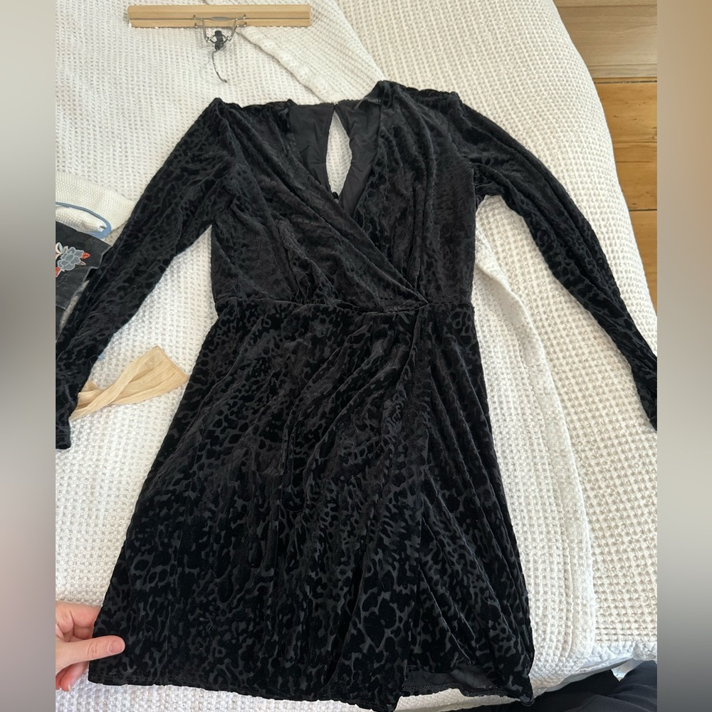 Velvet / Velour animal print dress - All Saints